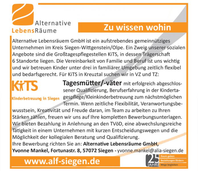 Stellenanzeige